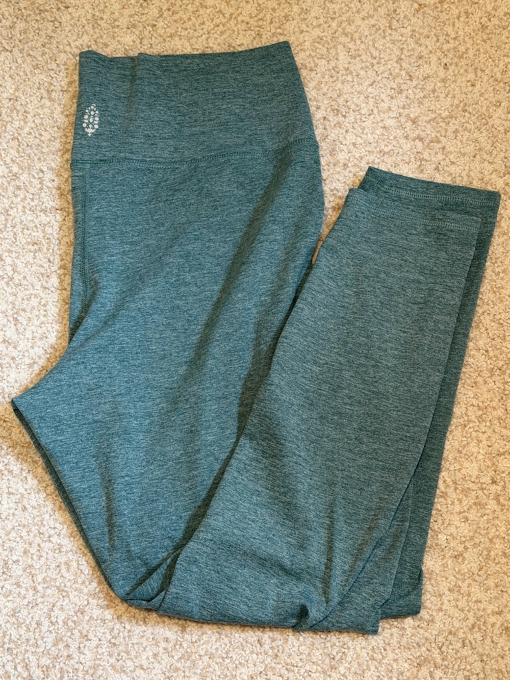 Free People Movement Never Better High Waisted Leggings - Midnight Jade Heather